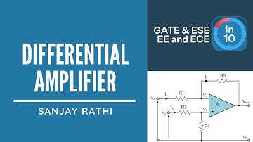Differential Amplifier | GATE & ESE Electrical, Electronics (EE, ECE) | Sanjay Rathi