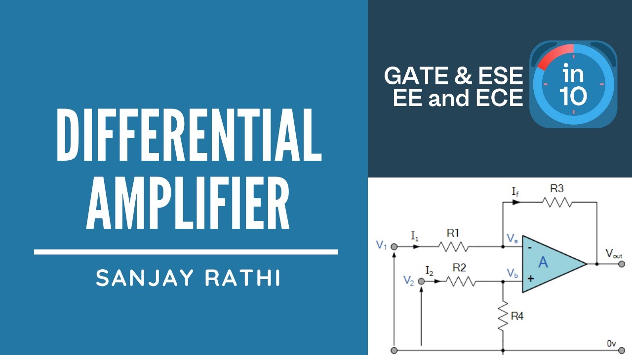 Differential Amplifier | GATE & ESE Electrical, Electronics (EE, ECE) | Sanjay Rathi