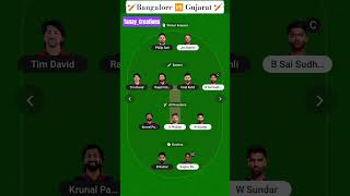 RCB VS GT T20 Dream11 Prediction | RCB VS GT Dream11 Team Of Today Match | RCB VS GT dream11 | #ipl