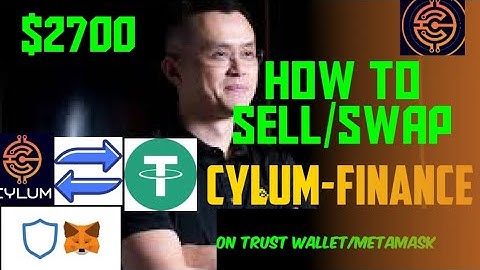 how to sell/swap cylum-finance (CYM) on trust wallet
