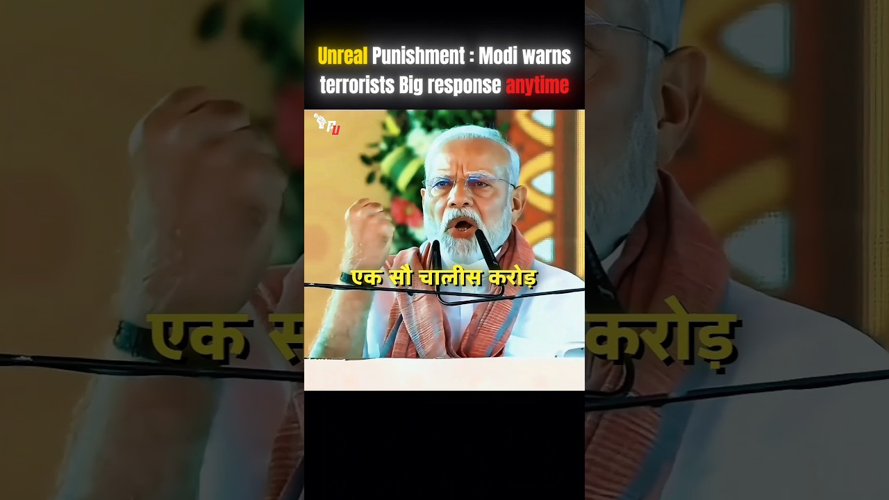 PM Modi's Strong Warning After Pahalgam Attack