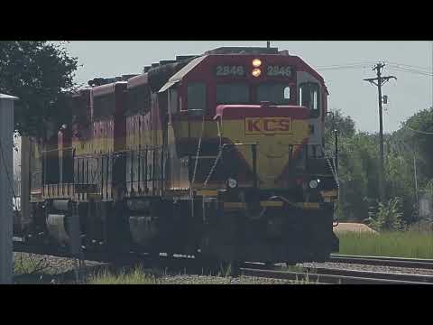 [4K] A KCS LOCAL & BNSF COAL TRAIN WITH ACH POWER!