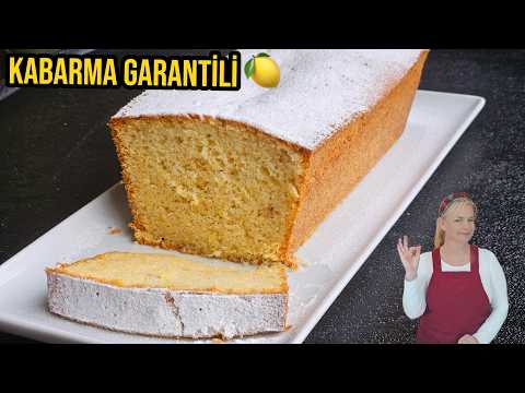 Şipşak Hazır! 🍋 Dümdüz Ve Eşit Kabaran Pamuk Limonlu Kek Tarifi