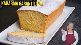 Şipşak Hazır 🍋 Dümdüz Ve Eşit Kabaran Pamuk Limonlu Kek Tarifi