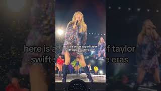 Taylor Swift nearly slipped on stage during her performance 🫣