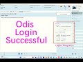 Odis online login process