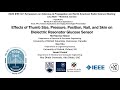 Webinar:IEEE APS-URSI 2020 -  Non-Invasive Blood Glucose Detection by Dielectric Resonator Antenna