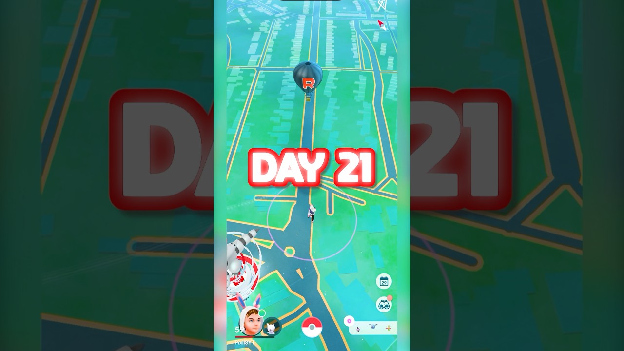 I can’t go home till I catch a ✨Shiny✨Pokemon! Day 21! #shinypokemon #pokemon #pokemongo #shiny