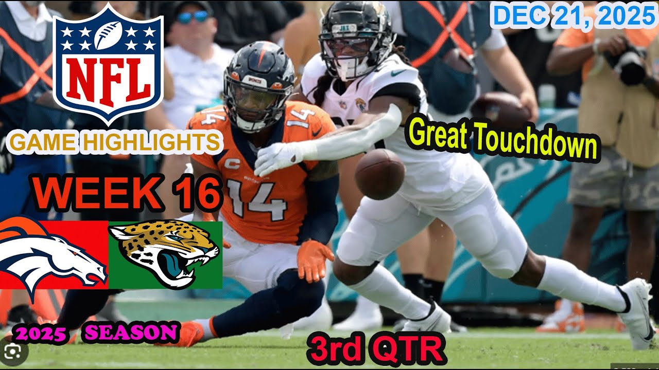 Denver Broncos vs Jacksonville Jaguars Week 16 Game 3rd QTR