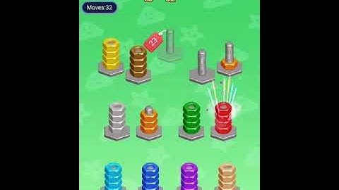 Nut Sort Puzzle Level 441 - 450 Walkthrough