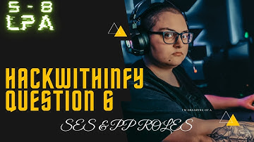 Hackwithinfy question 6 | 2022 batch | coding question |SES| PP ROLES