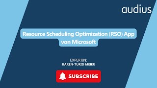 Resource Scheduling Optimization (RSO) App von Microsoft | audius SE