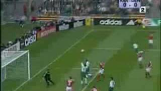 Arabia Saudi - Dinamarca Mundial de Francia 1998 Grupo " C"