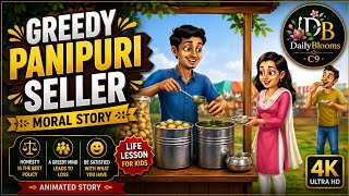Datos 🌮 Greedy Panipuri Seller | Moral Story in English | Animated Story | Life Lesson Noticias