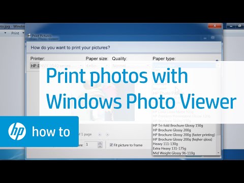 Printing Photos with Windows Photo Viewer | HP Printers | HP