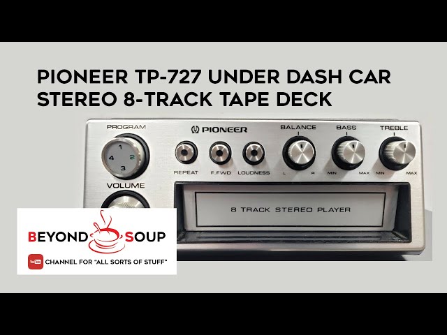 Old School Pioneer TP-727 Car Stereo 8-track Tape Deck/Player