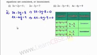 Conditions for consistent and inconsistent systems | Nature of system of linear equations