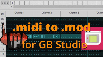 .midi to .mod | GB Studio Music Tutorial