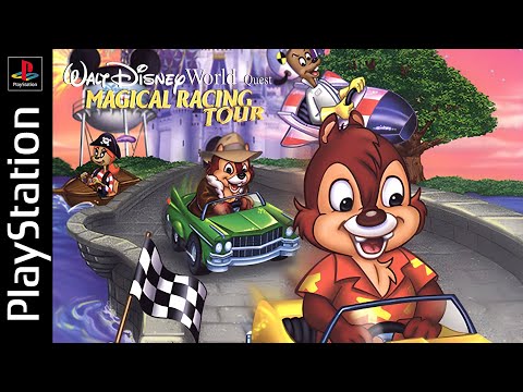 Walt Disney World Quest: Magical Racing Tour 105%  Full Game | Longplay Ps1