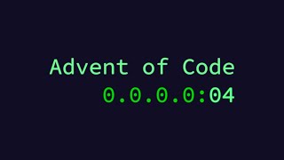 Advent of Code 2020 - Day 4