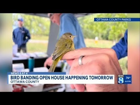 Bird Banding open house happening tomorrow