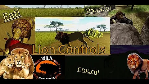All LION Controls! Wild Savannah Beginners Guide (ROBLOX)
