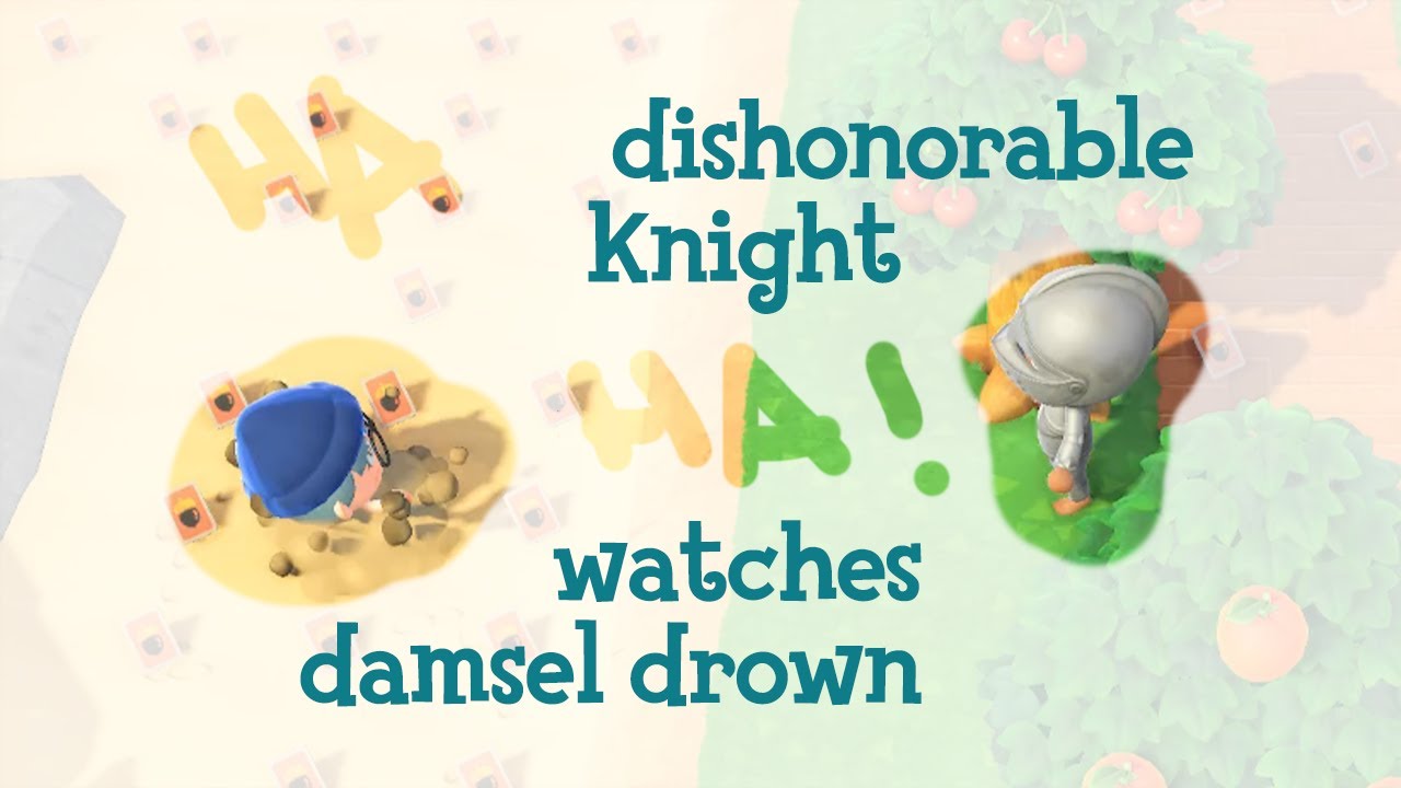 How to Put Your Friends in Holes (Animal Crossing New Horizons) YouTube