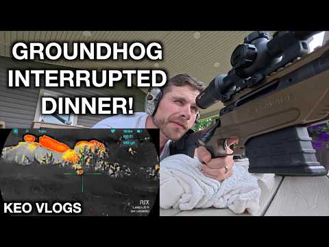 Cooking Dinner... Then A Groundhog Walked Into My Thermal Scope