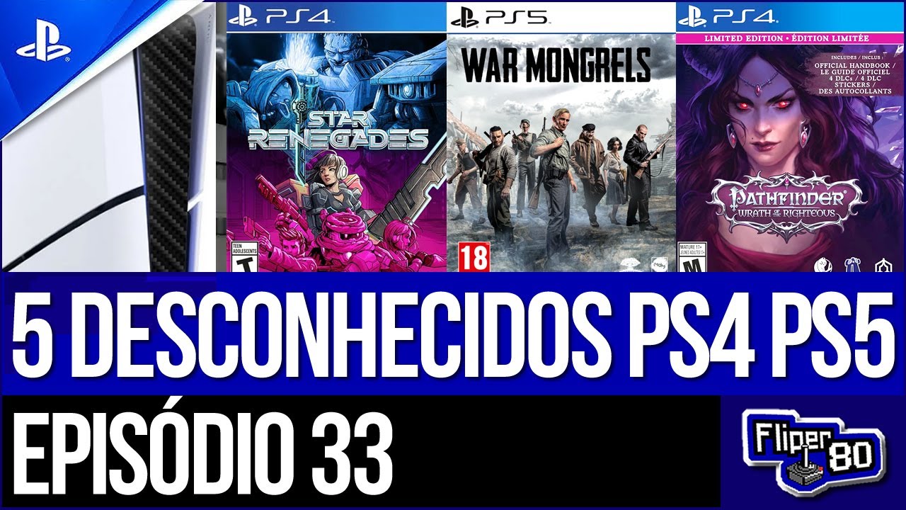 JOGOS DESCONHECIDOS DE PS4 e PS5 EP33 | Generation Zero, Star Renegade ...