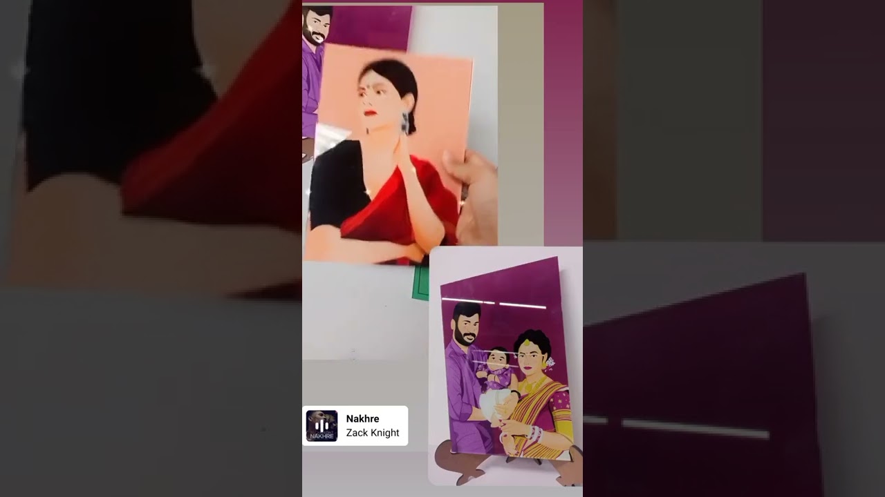 UV printed Acrylic Photo frame 