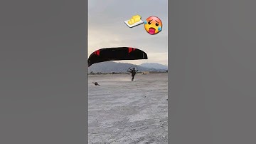 Buttery smooth forward launch on my paramotor!🧈🥵