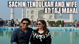 Sachin Tendulkar, Wife Anjali Tendulkar Visit Taj Mahal