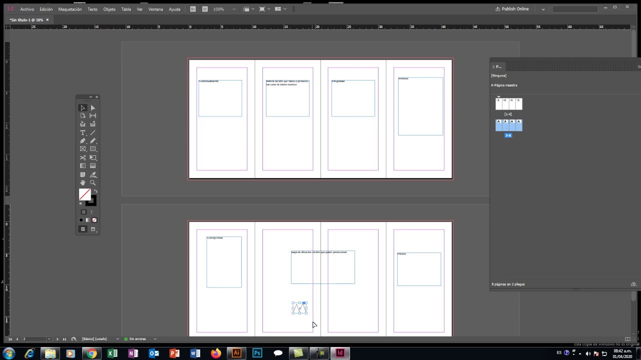 video plegable indesign - YouTube