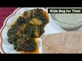 Palak Gosht Recipe | Spinach Chicken Curry Kids Love