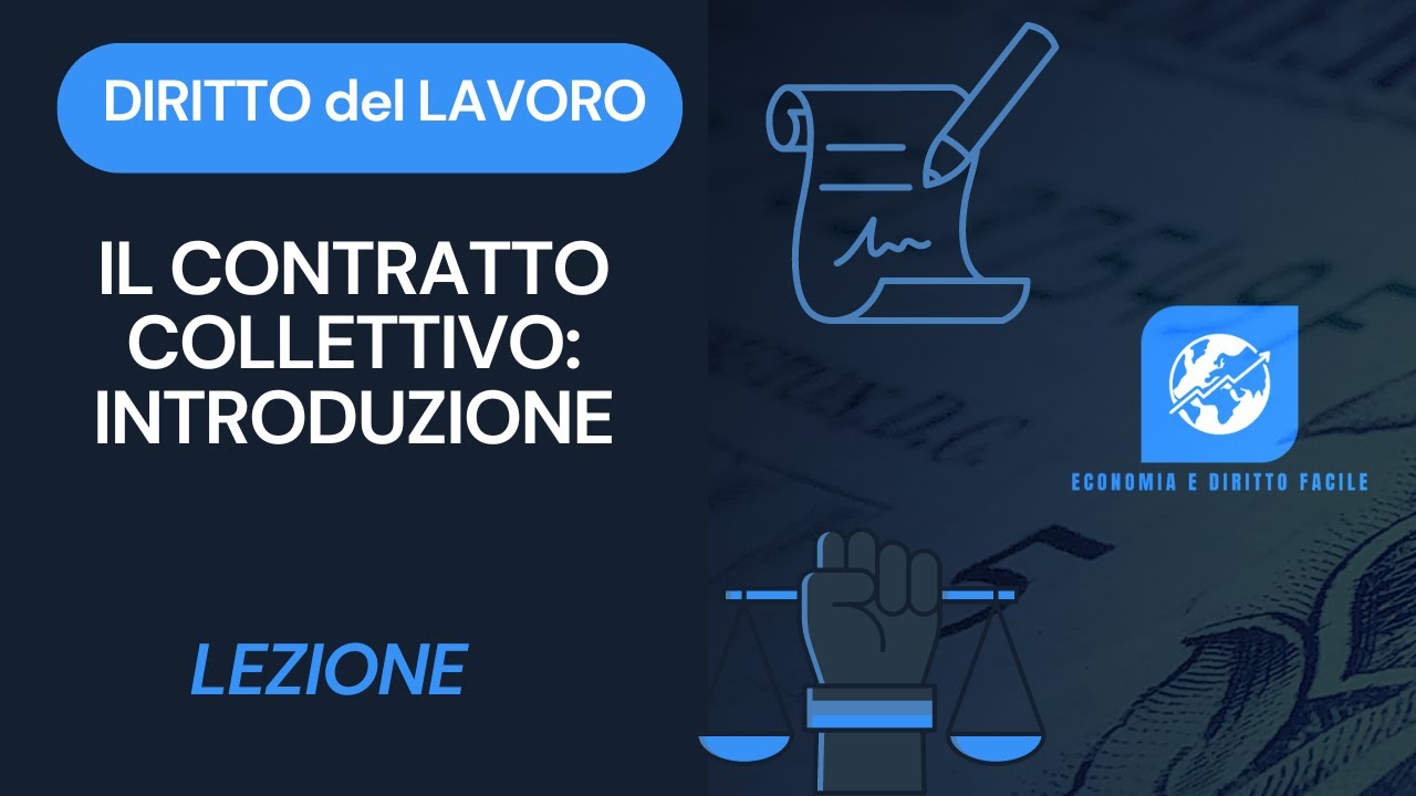 Diritto del Lavoro - Lezione 4.1 - Contratto Collettivo: introduzione