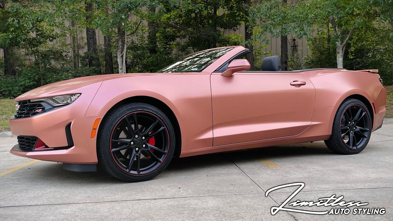 Camaro Roses KPMF Satin Rose Gold Camaro - YouTube