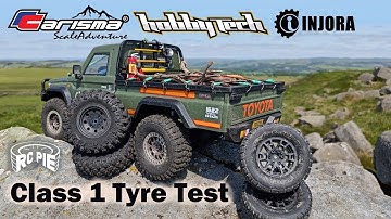 Class 1 Tyre Test: Injora Voodoo KLR, Carisma ATSS, Hobbytech Climber