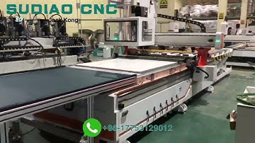 4X8ft 1220X2440mm SUDIAO CNC Nesting Machine with Auto Loading