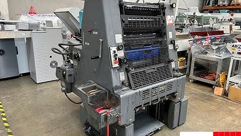 Cheap Heidelberg GTO 52 one color offset printing machine for sale   Gab Supplies Ltd   1987