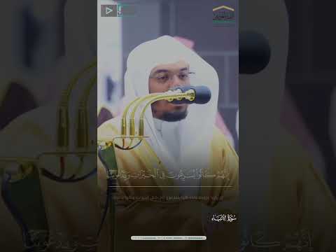 رب لا تذرني فردا وأنت خير الوارثين ياسر الدوسري سورة الأنبياء القرآن الكريم مزامير الفرقان