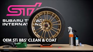 Sports Performance OEM STi BBS' Clean & Coat || Service A La Carte