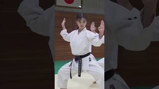 This Karate Girl Learns Okinawa Karate Kata