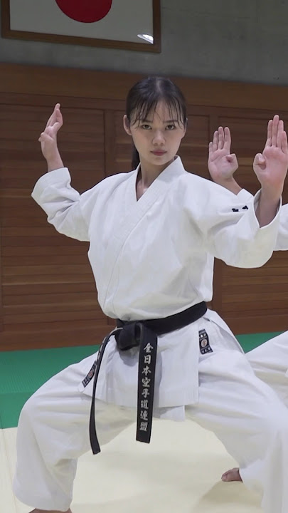 This Karate Girl Learns Okinawa Karate Kata