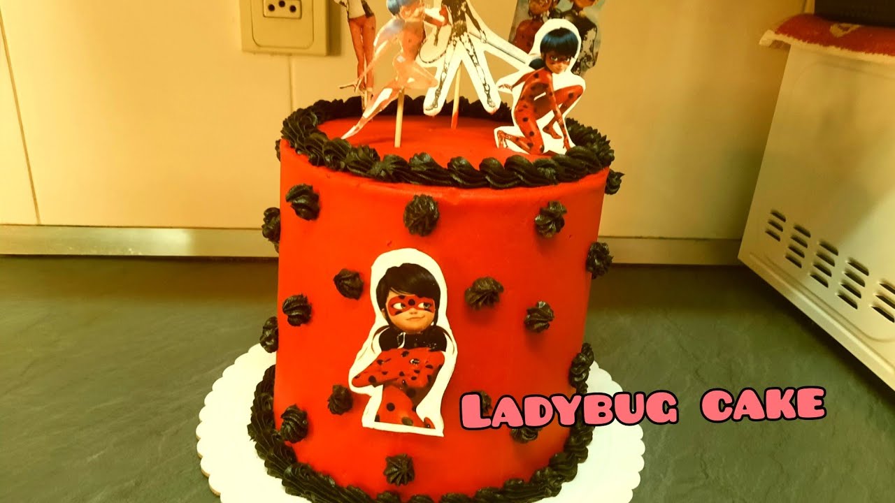 how to make ladybug cake with suprise inside