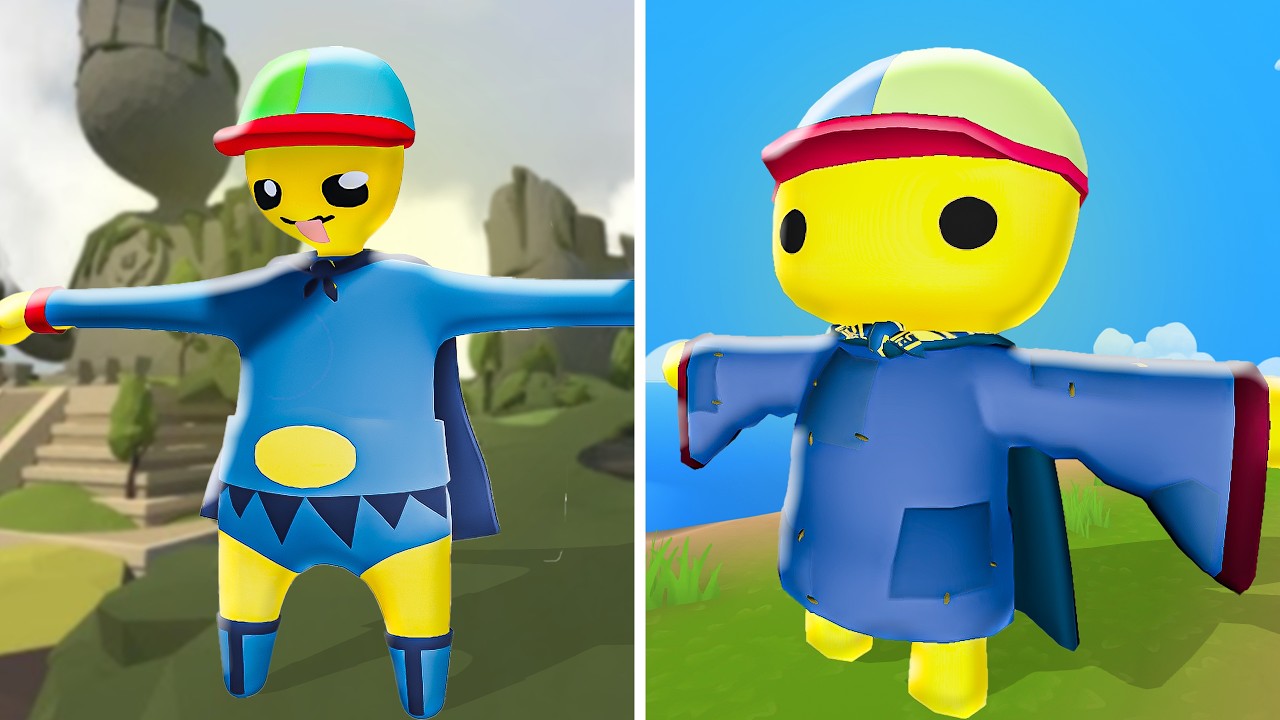 I made Human Fall Flat look like Wobbly Life... is it the same?!