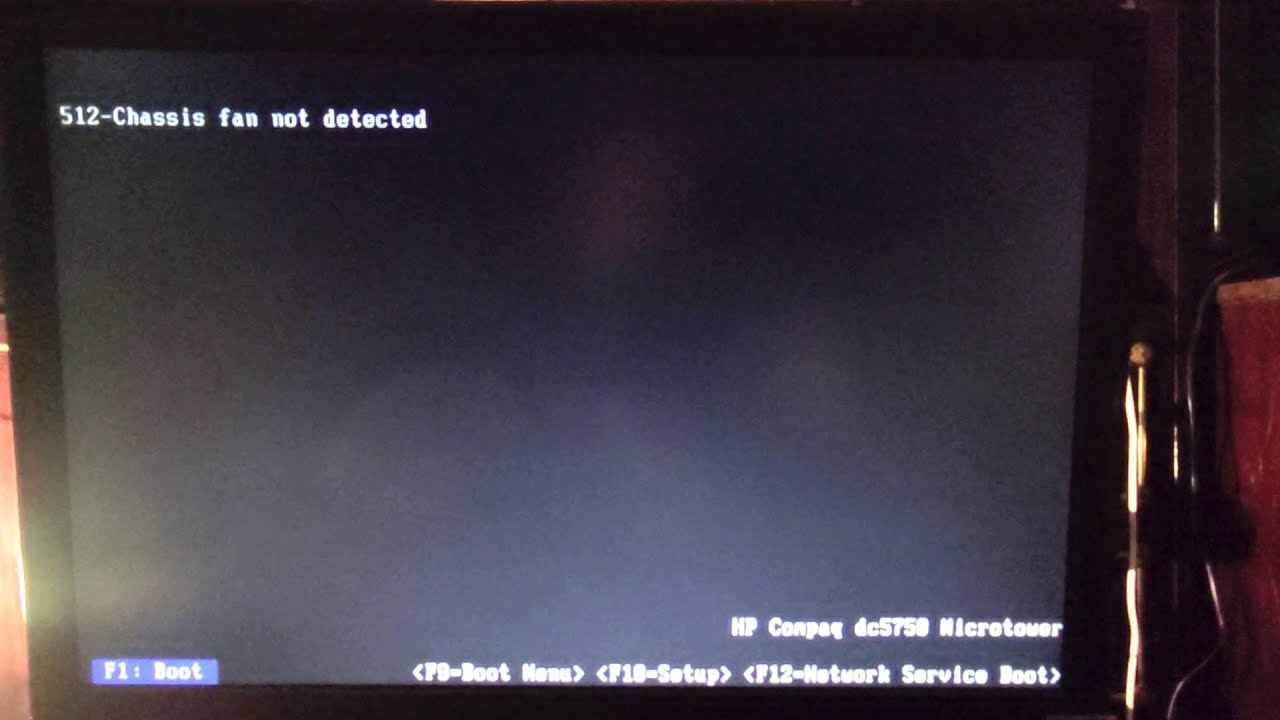 flyde Goodwill Paradoks HP Compaq DC5750 512 chassis fan not detected - YouTube