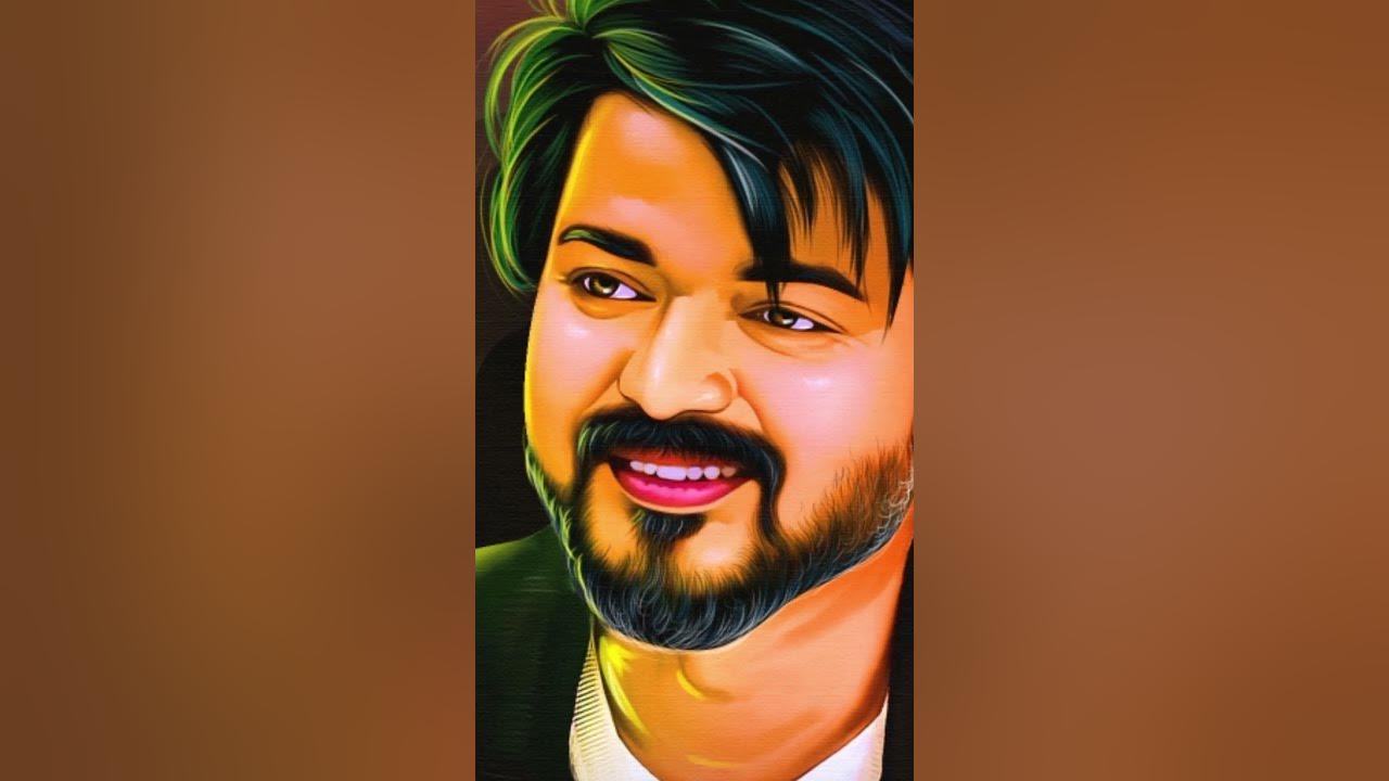 new painting work ️#thalapathy #vijay #leo #painting ...