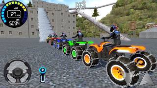 Impossible Dirt Quad Bikes Racing Game #5 - Extreme Motocross ATV Bike Stunts - Android IOS Gameplay screenshot 3