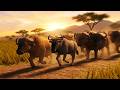 ROBLOX - Savannah Life - Ein Gnu unter Büffeln