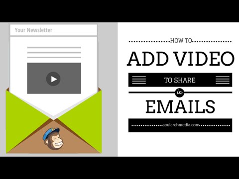 Sending Video To Your Email Database Via Mailchimp